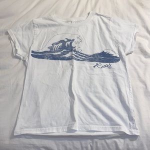 Distressed White Wave T-shirt